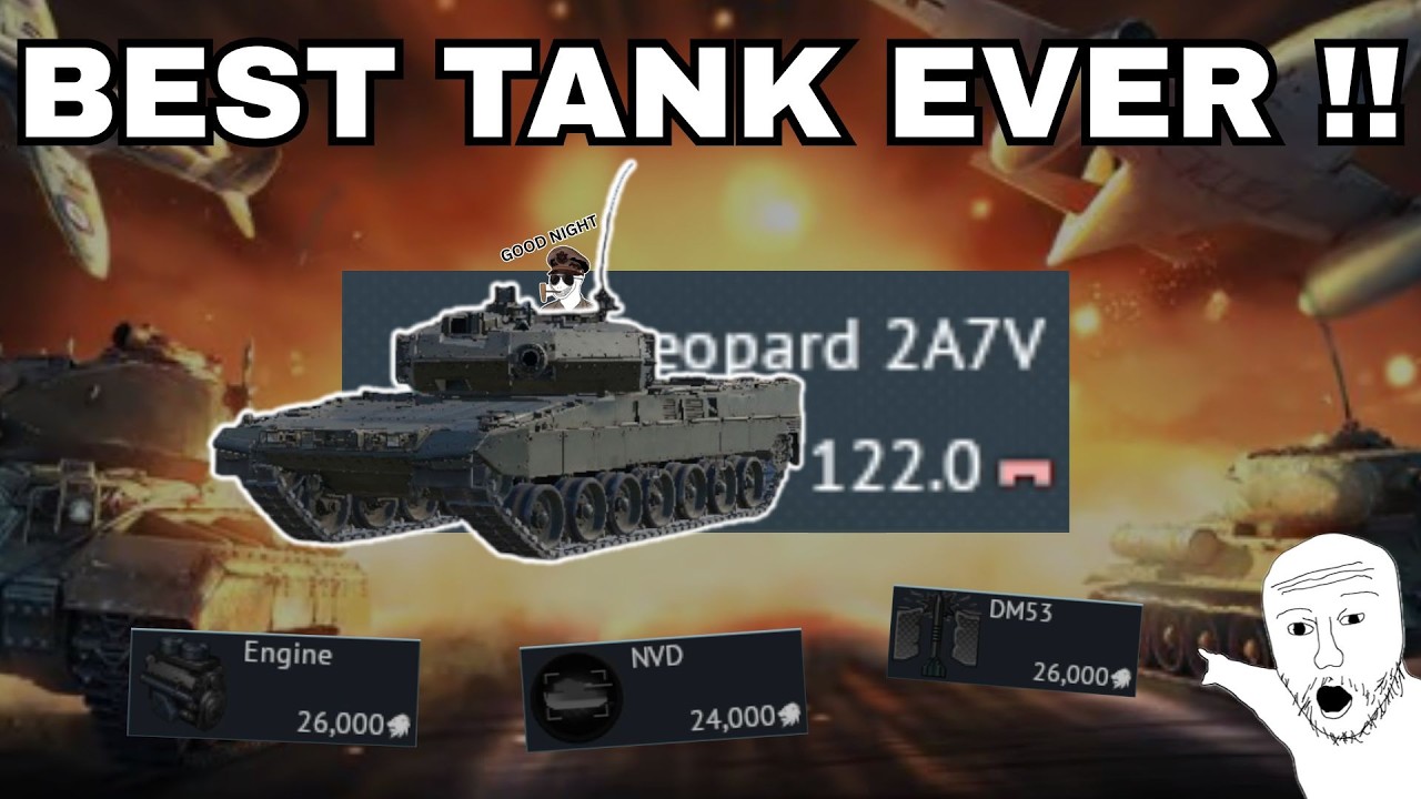 STOCK TO FULLY SPADED LEOPARD 2A7V | FUNNY MOMENTS