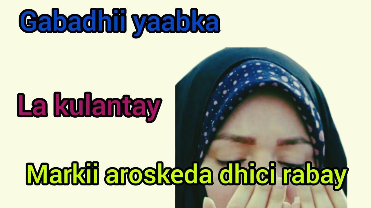 Yaabkii dhacay markii la aroosi rabay
