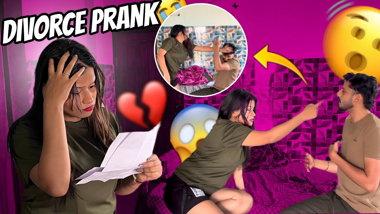 Divorce Prank On Wife 😨😭|| Prank Gone Extremely Wrong 🤫