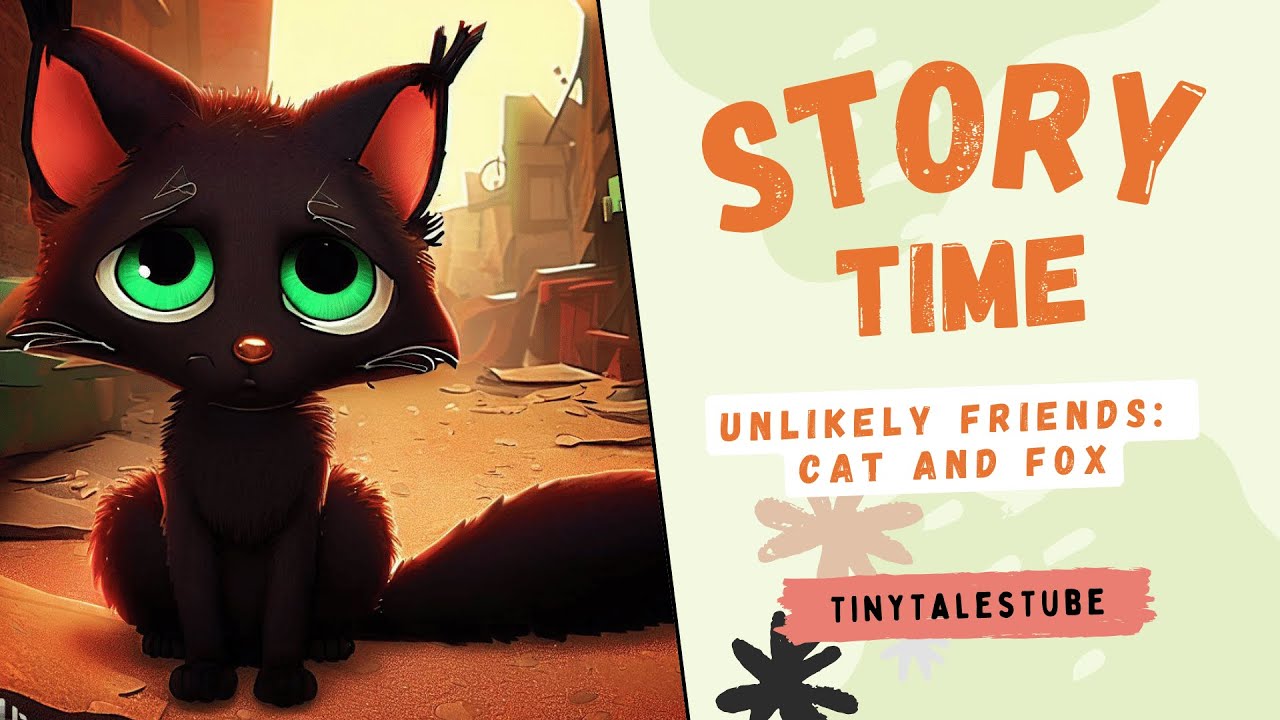 Unlikely Friends: Cat and Fox | Short story for kids | Storytime | Bedtime stories for Kids