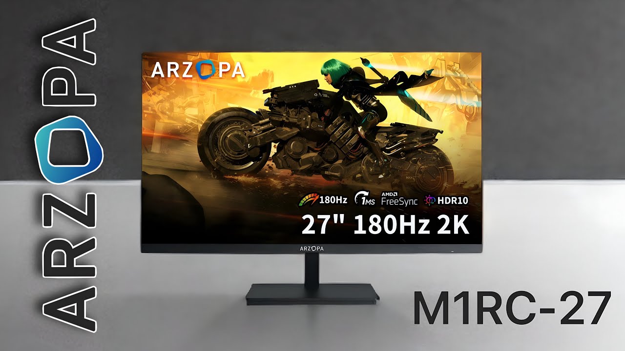  ARZOPA M1RC 27 Inch 180Hz 2K Monitor | Budget Beast for Gamers 2025