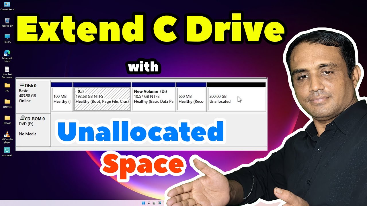 How to Extend C Drive with Unallocated Space in Windows 10/11 | without Any Software