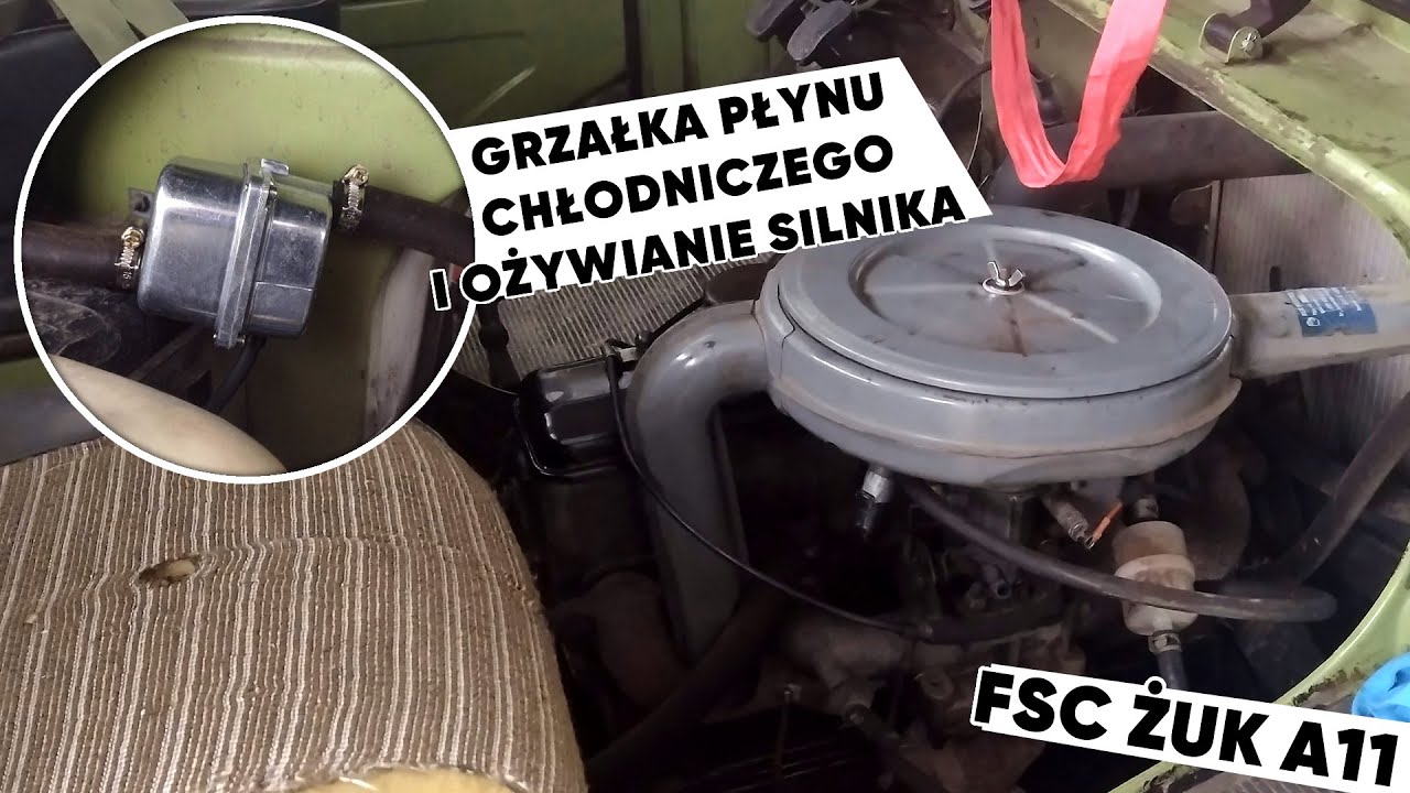Żuk A11 S-21 - A jednak będzie żył * 🔧 "naprawa" silnika * montaż grzałki płynu chłodniczego