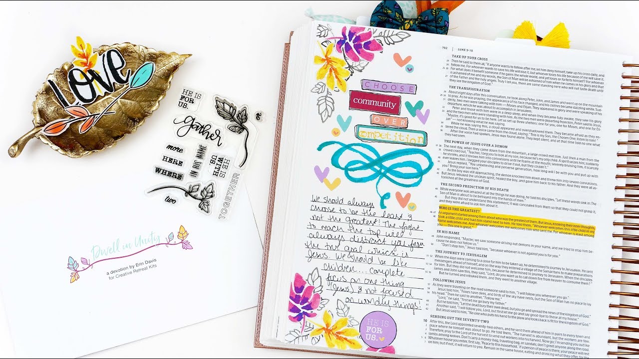 Bible Journaling Process | Community | Creative Retreat Kits