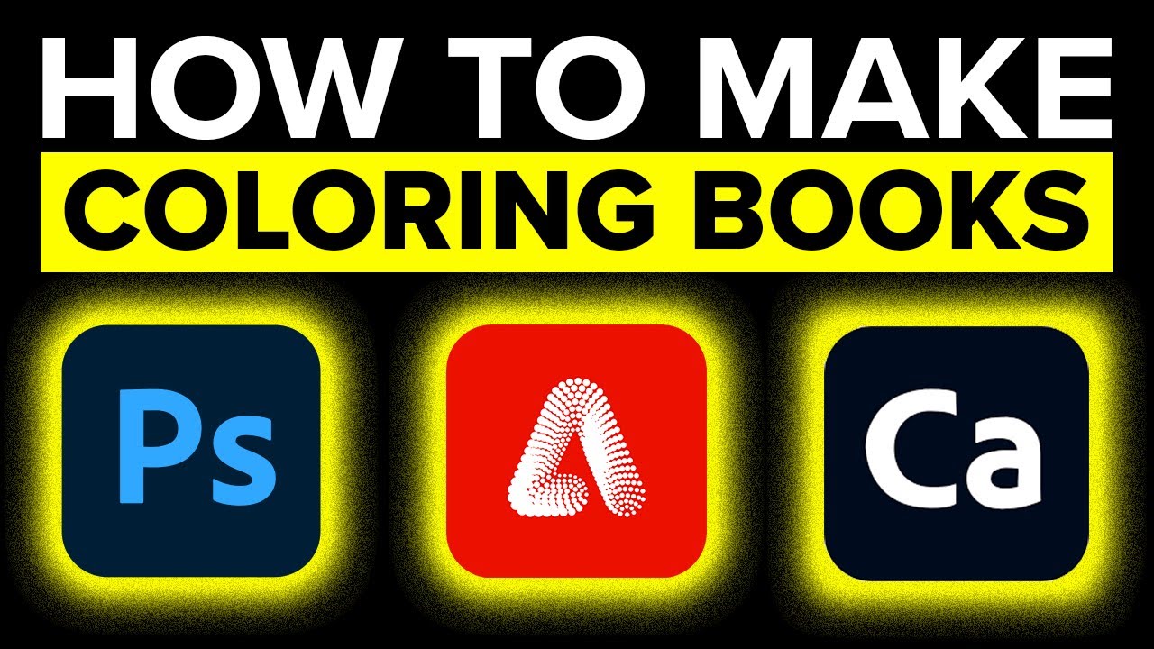 How to Make A KDP Coloring Book With Firefly Capture And Photoshop Tutorial
