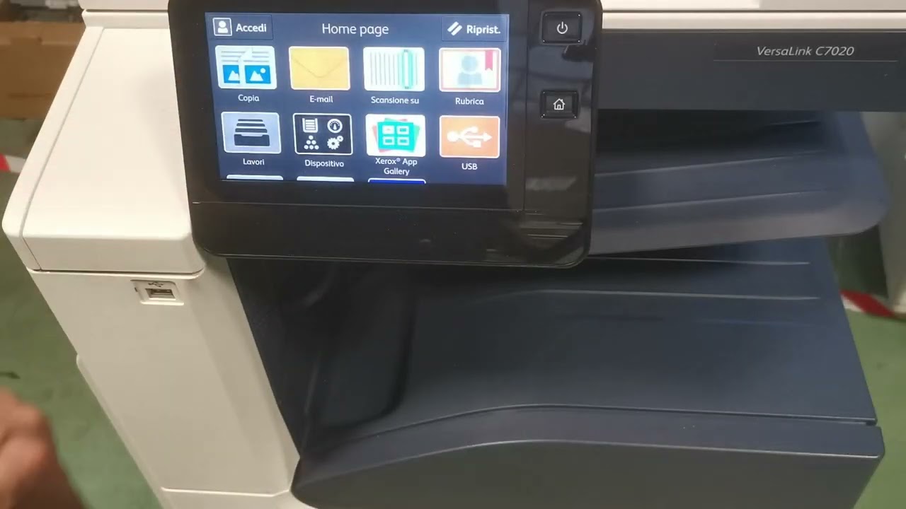Scanner di rete su XEROX VERSALINK C7020