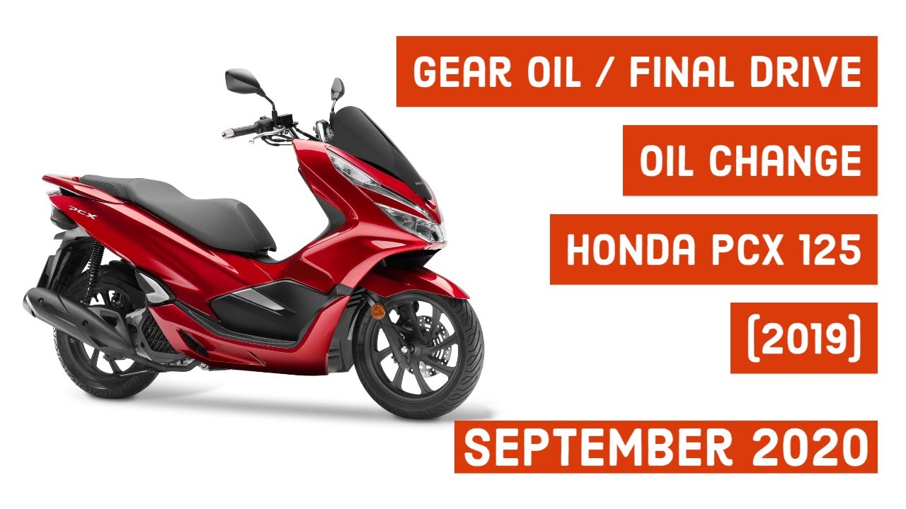 HOWTO: Honda PCX 125 Gearbox/Final drive oil change
