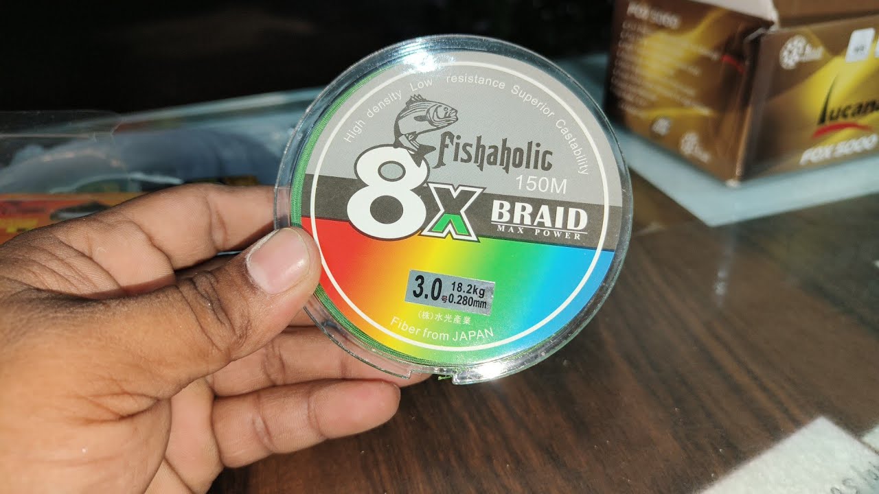 Fishaholic Braid Line 8x 150m 28mm || Fishing Line