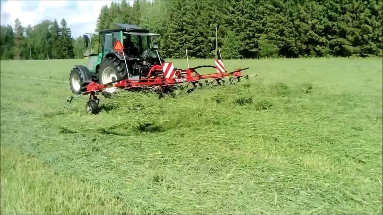 Fella TH 6606 DN kaaruti Valtra traktoriga Tartumaal