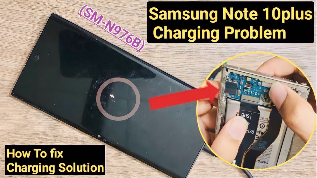 Замена порта зарядки Samsung Note 10 Plus | Как починить зарядное устройство Samsung Note 10 Plus