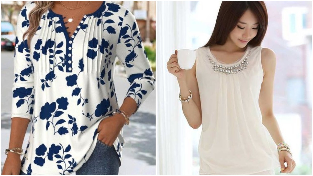 Moda 2026 BLUSAS BONITAS 100”Ideas De blusas bonitas MODELOS casuales 25/26 #fashion #shirts #style