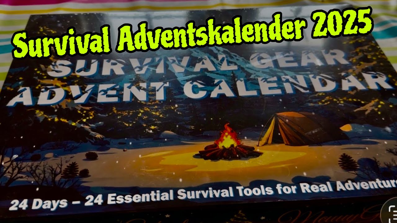 Der ultimative Survival Adventskalender 2025 – Outdoor Tools für echte Abenteurer!