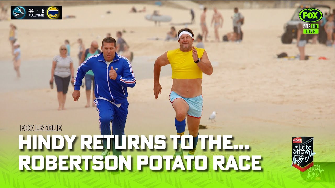 Hindy comes home to compete in the Robertson Potato Race! | Fletch & Hindy | Fox League
