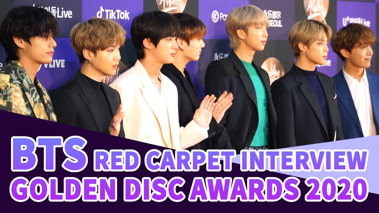 BTS Full Interview at Golden Disc Awards 2020 Red Carpet (ENG Subtitles)