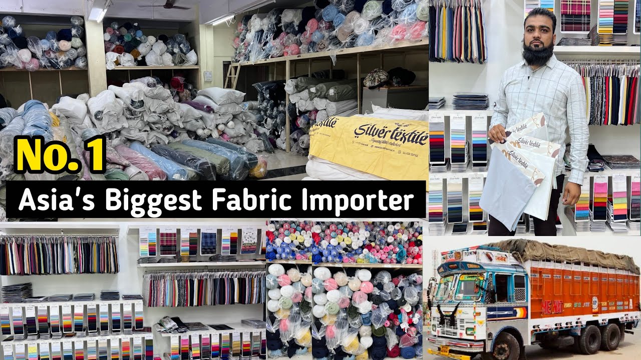 No.1 Asia’s Biggest Fabric Importer / Silver Textile Surat