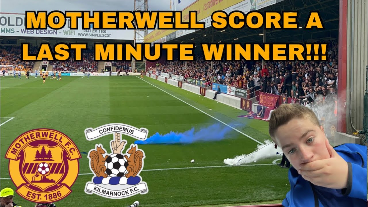 Motherwell Score A Last Minute Winner Against Kilmarnock! - MATCHDAY Vlog
