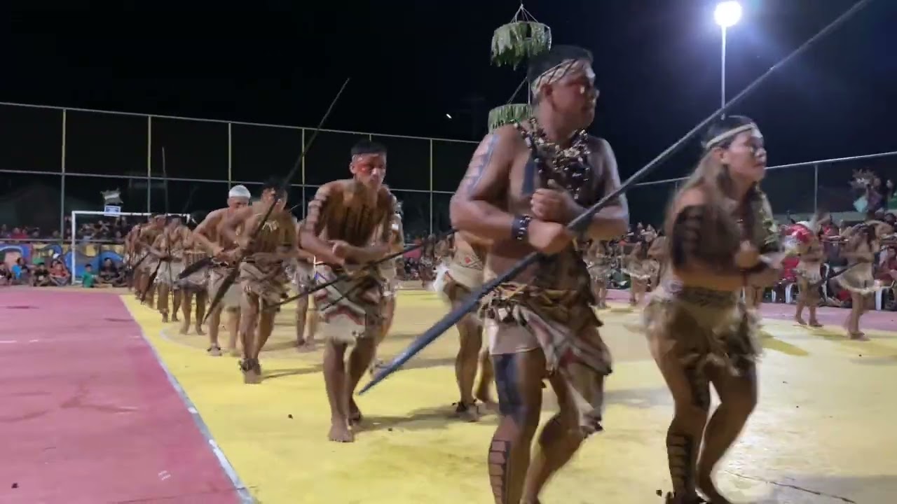 Danças indígena da aldeia Marajai am