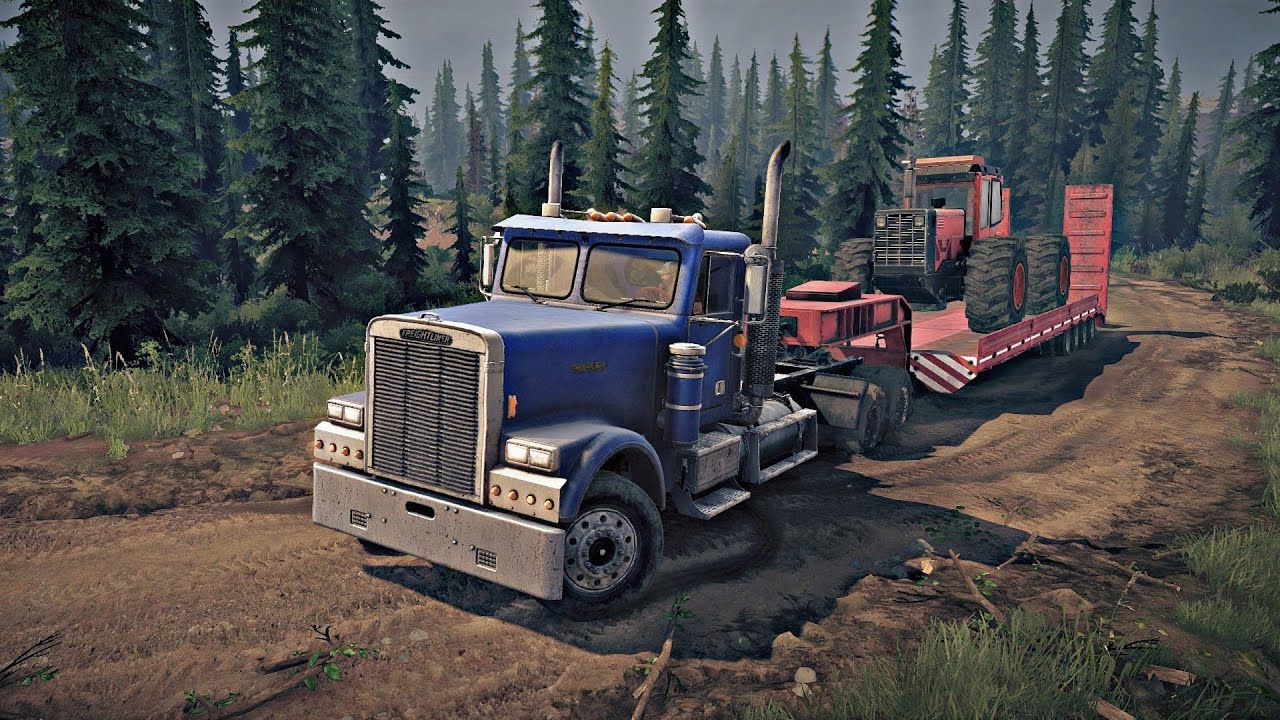 MudRunner (American Wilds) - К-КУРЬЕР. DLC. Прохождение Испытания на Все Звёзды. Плюс Ачивка #11
