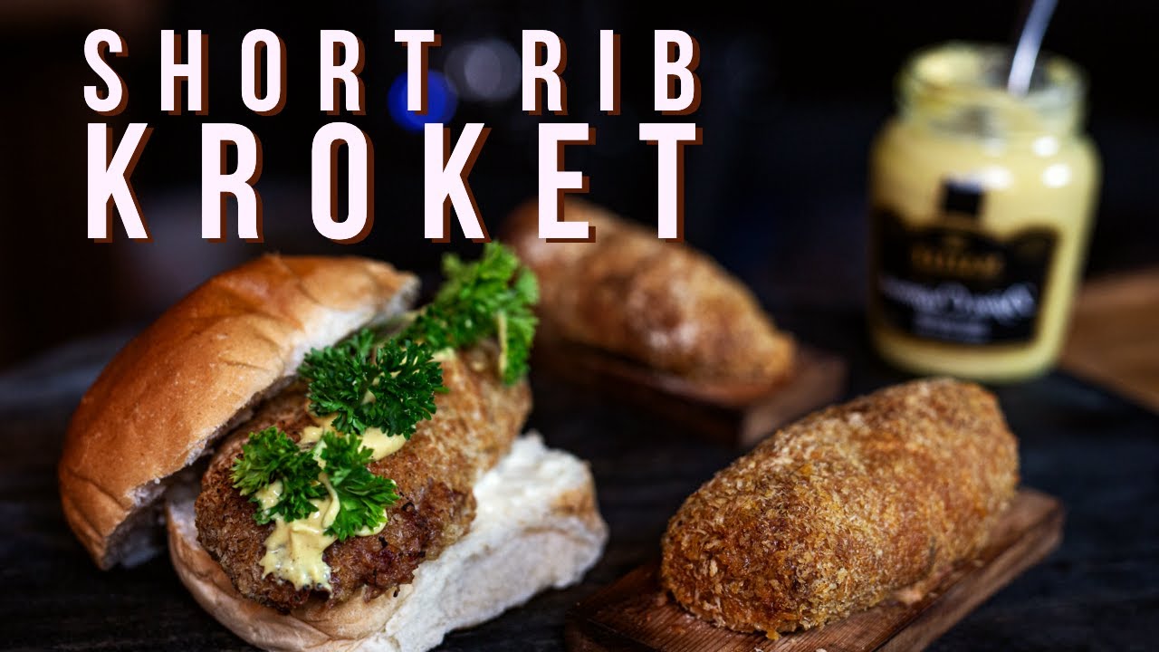 Short Rib KROKETTEN maken op de BBQ! Kroketten bakken recept Pellet Grill