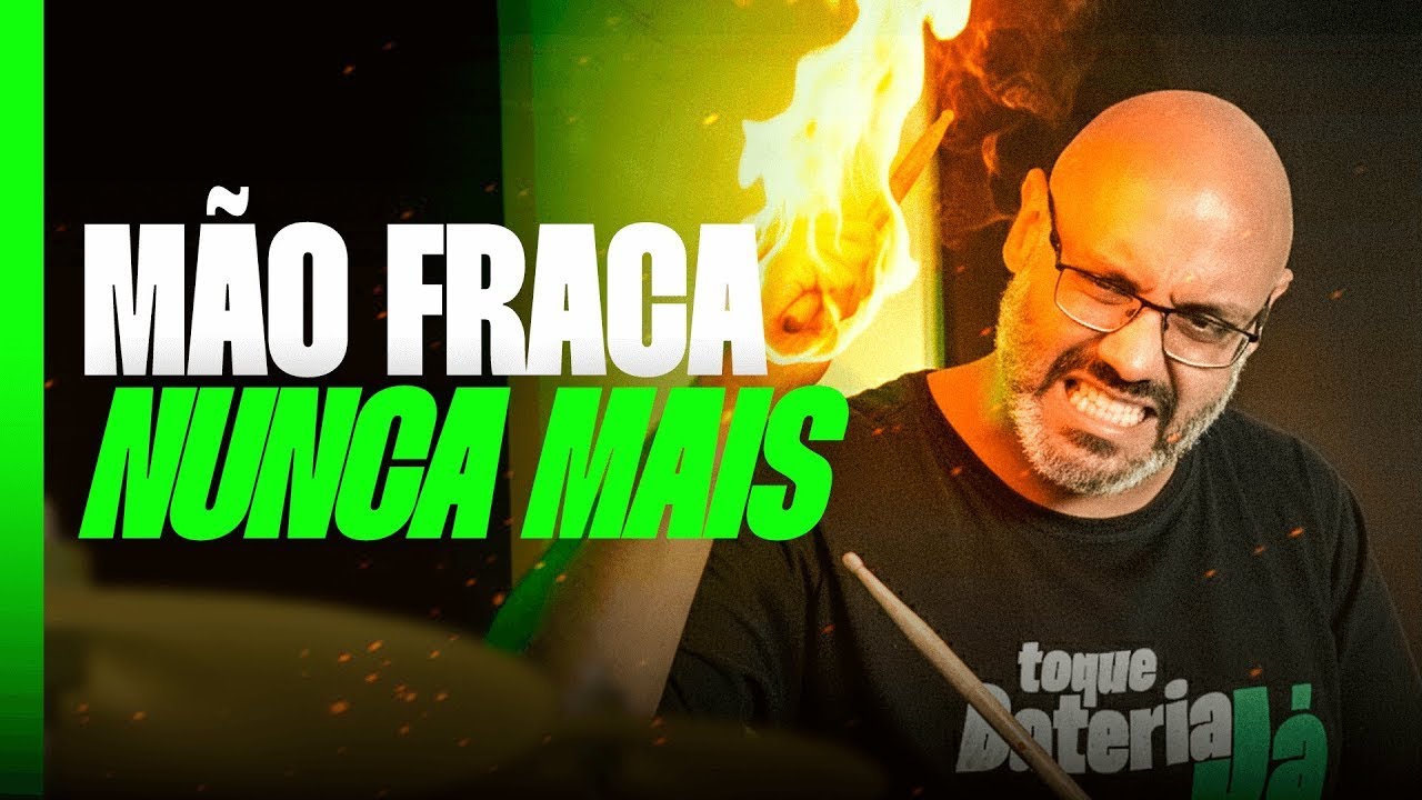 COMO IGUALAR A VELOCIDADE DAS MÃOS NA BATERIA (Passo a Passo)
