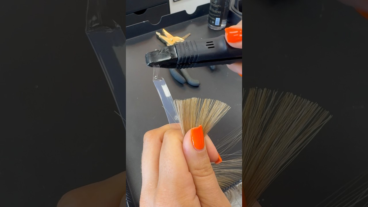 How to make your own keratin hair extensions #ktips #keratinhairextensions #keratinextensions #hair