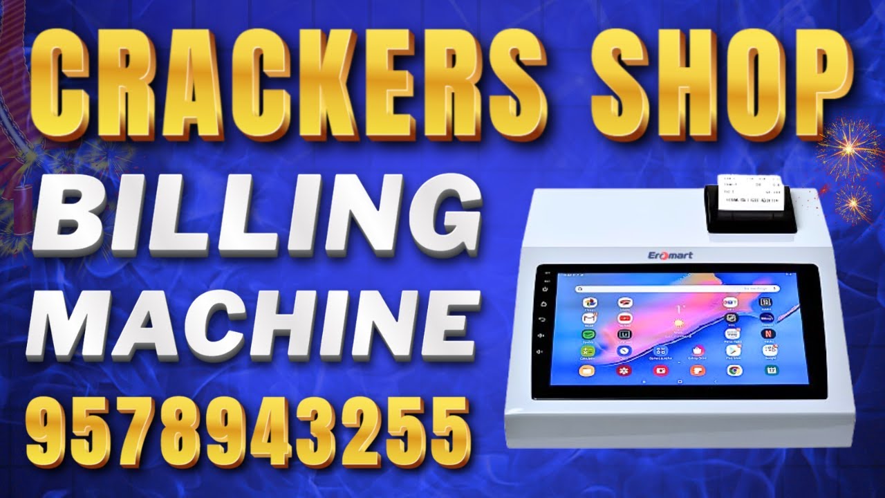 Crackers Shop Billing Machine 