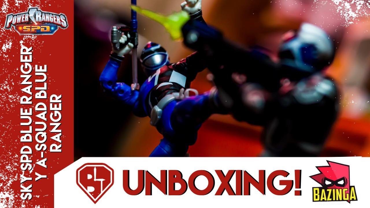 UNBOXING: Power rangers lightning collection Spd Blue vs A-squad Blue