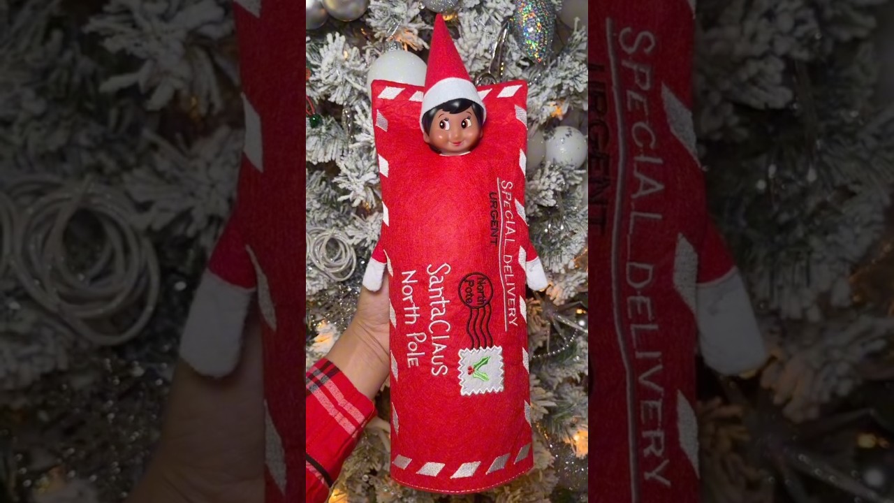 Our very first elf on the shelf🎄 excited to join this fun tradition ❤️ 