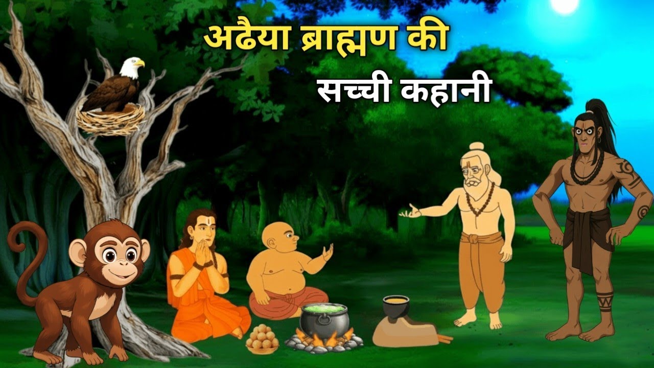 अढ़य्या ब्राह्मण और भुखासुर की अतृप्त भूख | Adhaiya Brahman Or Bhukhasur ki bhukh | Moral Stories