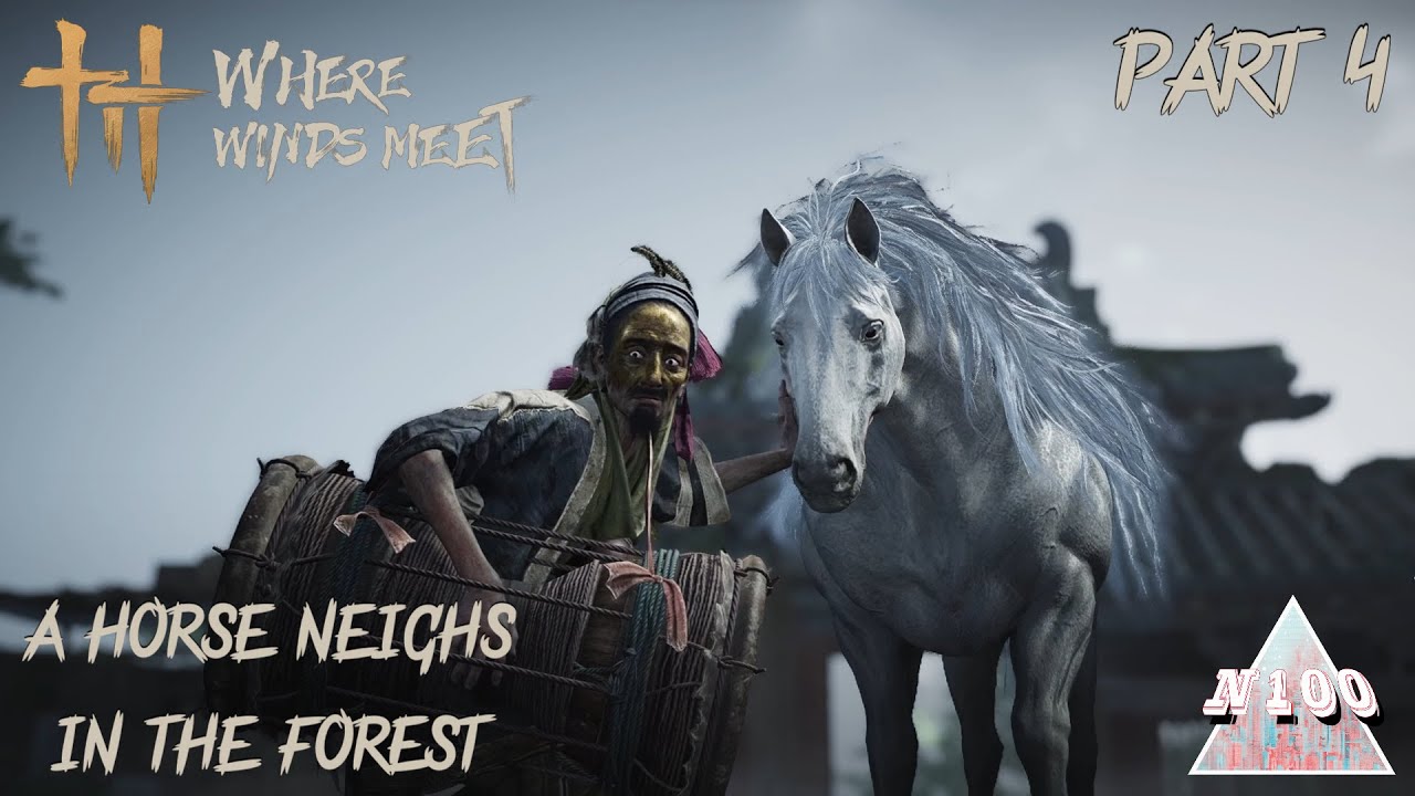 Высокое разрешение. Где встречаются ветры. Часть 4: Лошадь ржёт в лесу. #гдевстречаютсявинды #игра