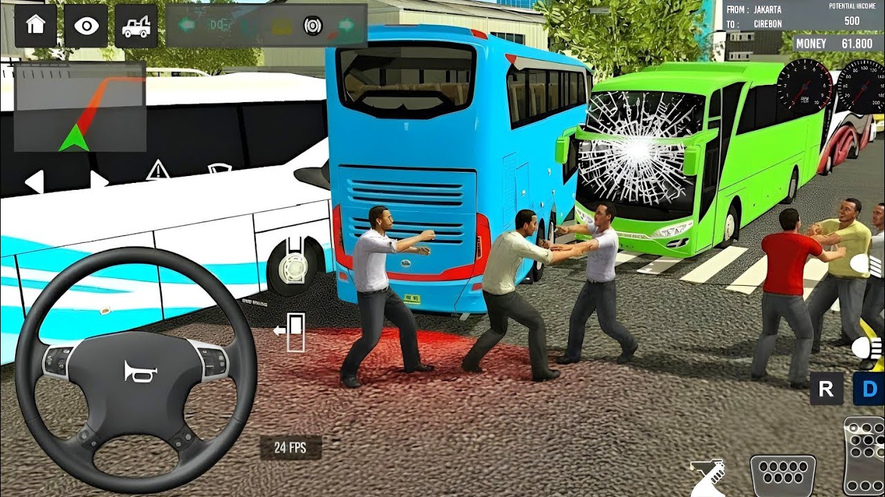 Indonesia Coach Bus Driving 🚍🤯 Euro Bus Simulator 2026 Android Gameplay | Realistic City & Bus Game
