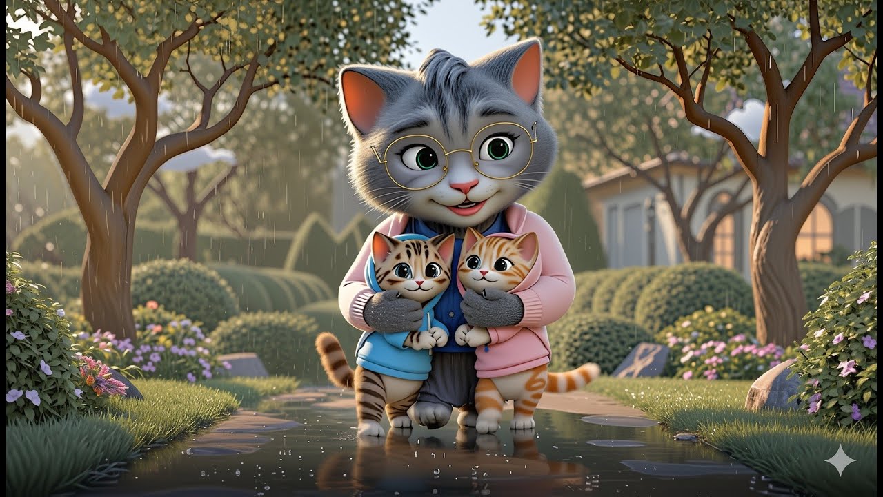 A Warm Home in the Rain | Grandma Cat’s Story of Love and Kindness