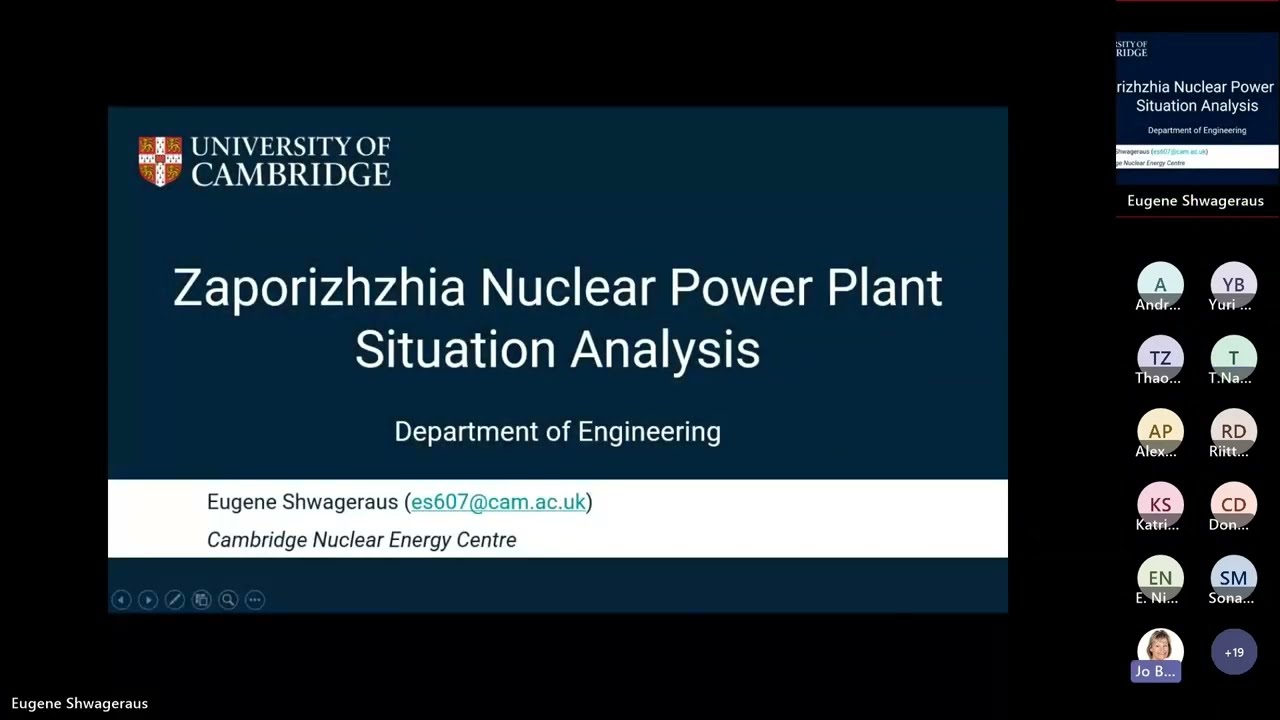 Seminar on Zaporizhzhia Nuclear Power Plant