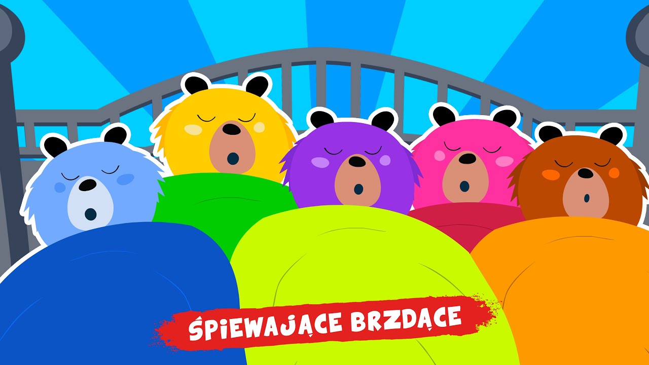 Śpiewające Brzdące - Pięć misiak&oacute;w - Piosenki dla dzieci 😍😍😍