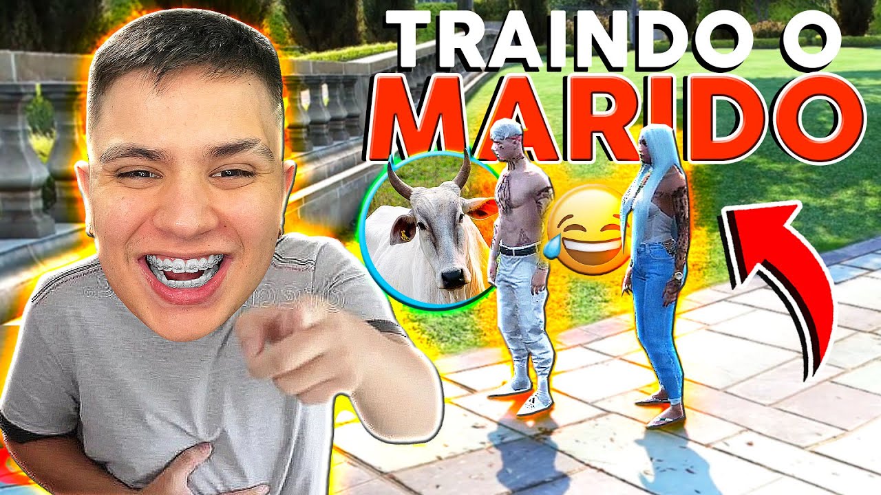 FLAGREI TRAINDO O MARIDO no GTA! (Paulinho o LOKO)