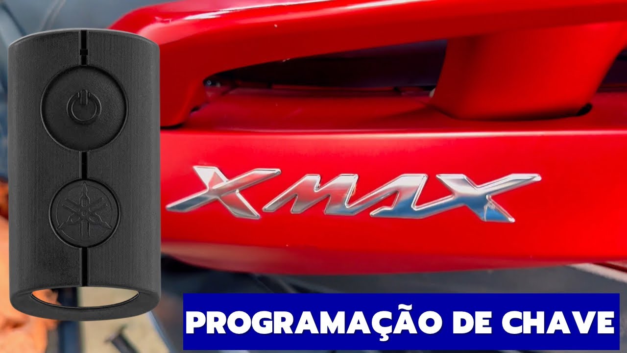 PROGRAMAÇÃO DE CHAVE YAMAHA XMAX - Vídeo com o passo a passo !! #yamahaxmax #yamahanmax #motos