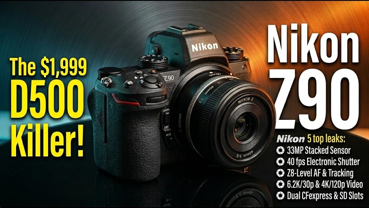 Nikon JUST Killed Full-Frame? $1,999 Nikon Z90 Specs & Price Leaked!