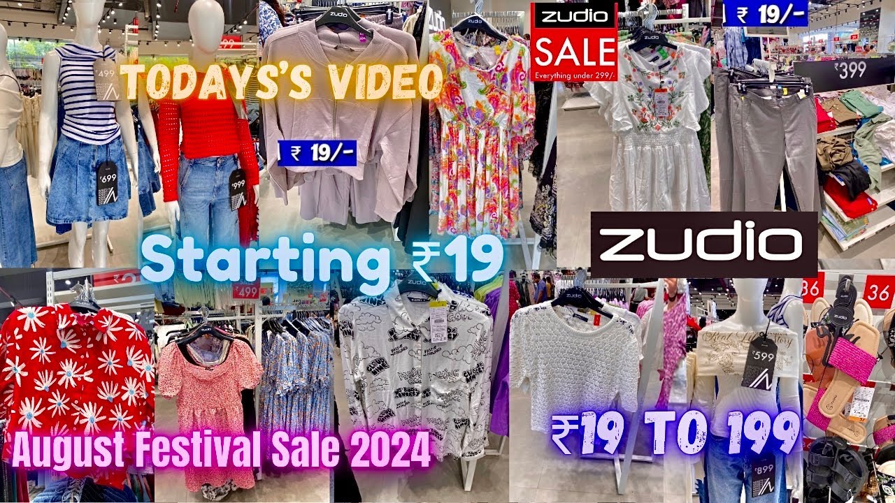 Zudio Sale 2024 1 August To 31st latest Collection | Starting 29/ | Zudio Haul |Zudio Shopping vlog