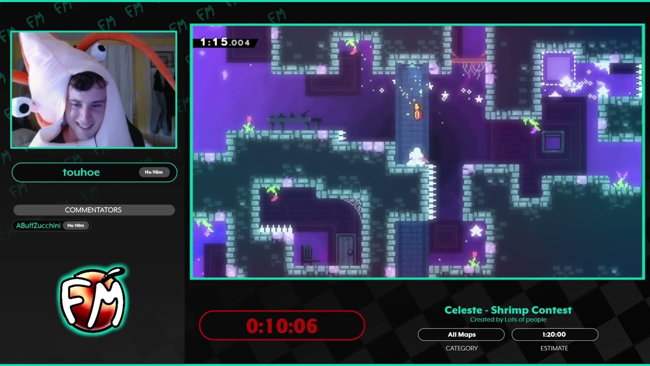 FM 2023 Run 37 - Celeste: Shrimp Contest, All Maps by touhoe