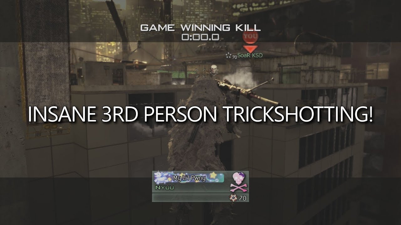 The BEST MW2 Trickshot (3rd Person!)