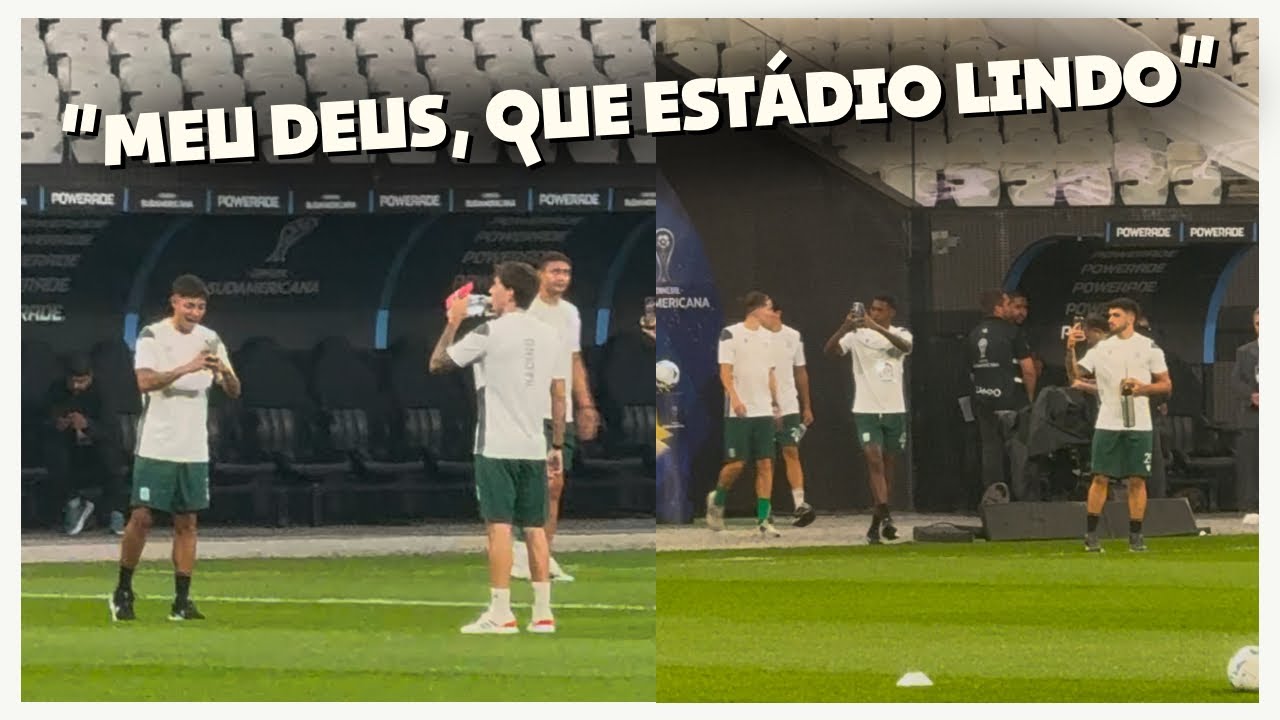 A HUMILDADE DOS JOGADORES DO RACING SE DIVERTINDO COM FOTOS E VÍDEOS DA NOSSA ARENA