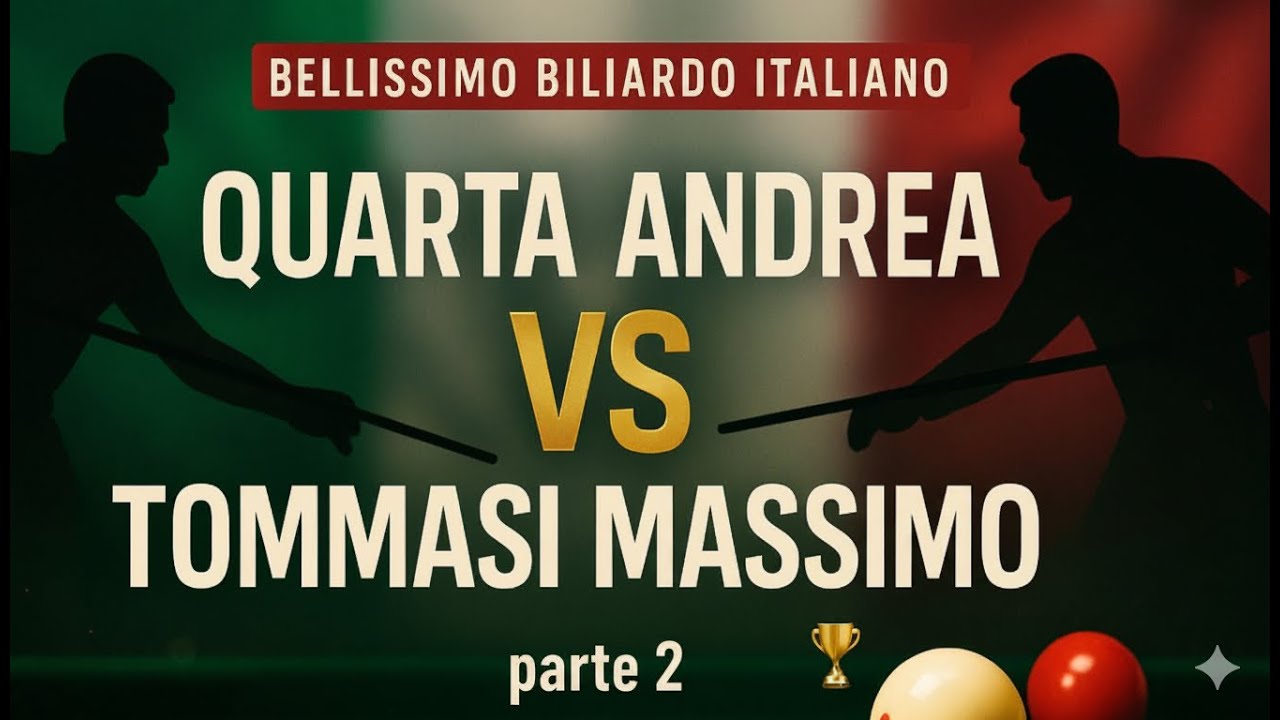 Quarta Andrea vs Tommasi Massimo – Sfida Spettacolare 🏆 parte 2