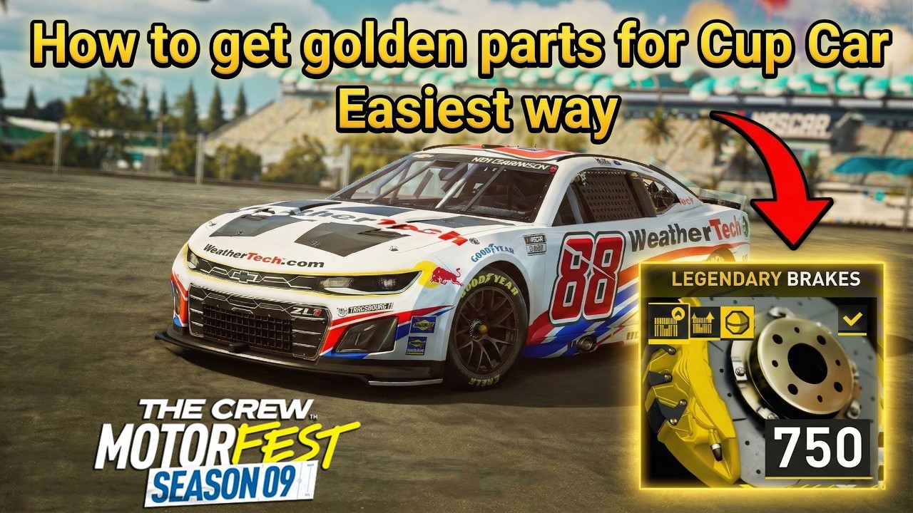 How to farm golden parts for Cup Car in The Crew Motorfest Season 9 | Easy Way