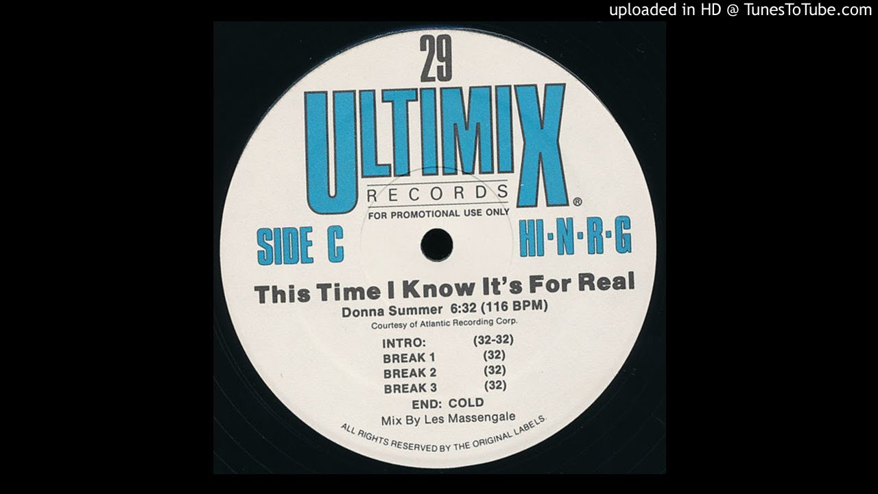 Donna Summer - This Time I Know It's For Real (Ultimix Version)