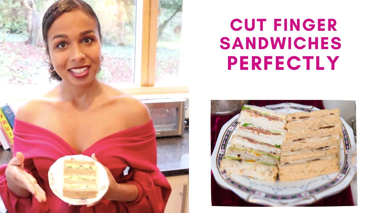 How to cut finger sandwiches PERFECTLY | Afternoon Tea