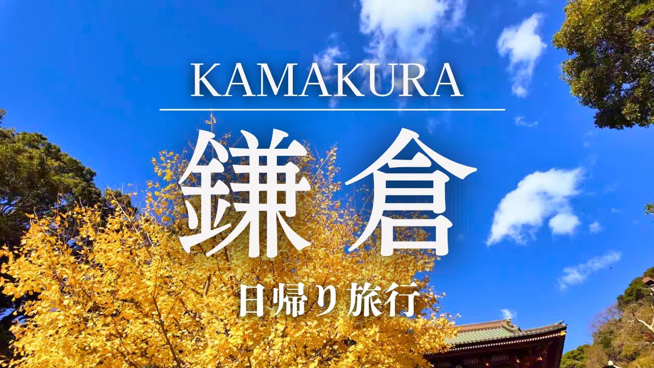【4K】【鎌倉vlog】紅葉ピークを歩く旅🍁 2024.12.7観光｜明月院｜点心庵｜建長汁｜鶴岡八幡宮｜北鎌倉