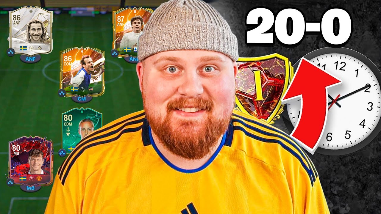 F&aring;r Jag 20-0 Med SVENSKT LAG i Fut Champs?!