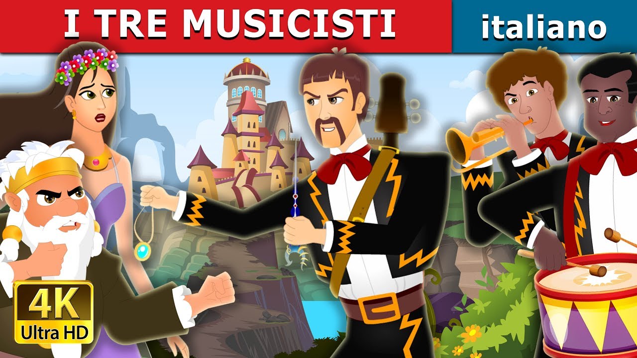 I TRE MUSICISTI | The Three Musician Story | Storie Per Bambini | Fiabe Italiane @ItalianFairyTales