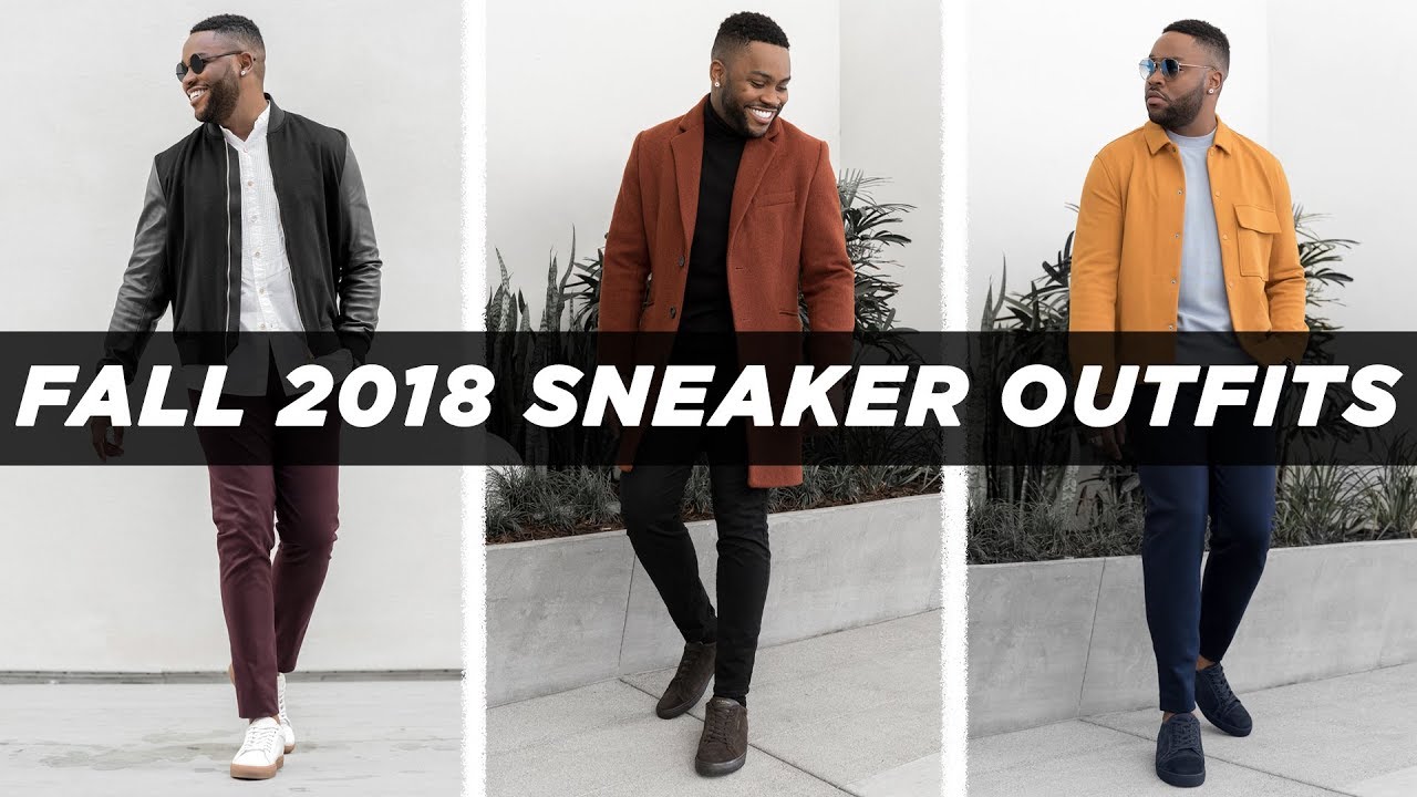SMART CASUAL LOOKBOOK FALL 2018 | Sneaker Outfits Ideas | Men's Fashion Inspiration