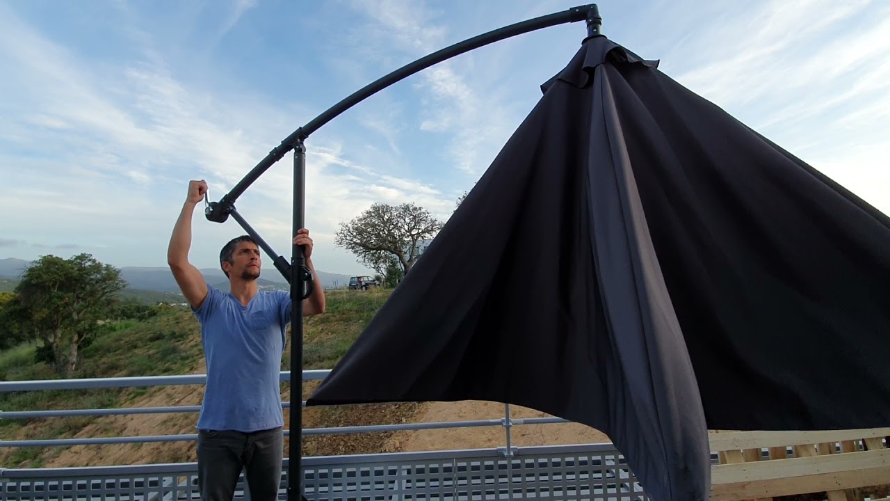 Location Vacances Corse [TUTO] Utilisation Parasol déporté  T2 YUCCA